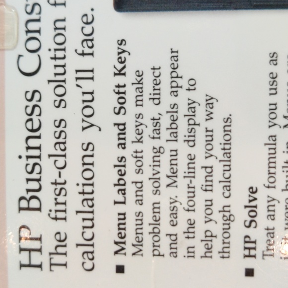 Hewlett-Packard HP Business Consultant II Professional Calculator - Picture 3 of 16